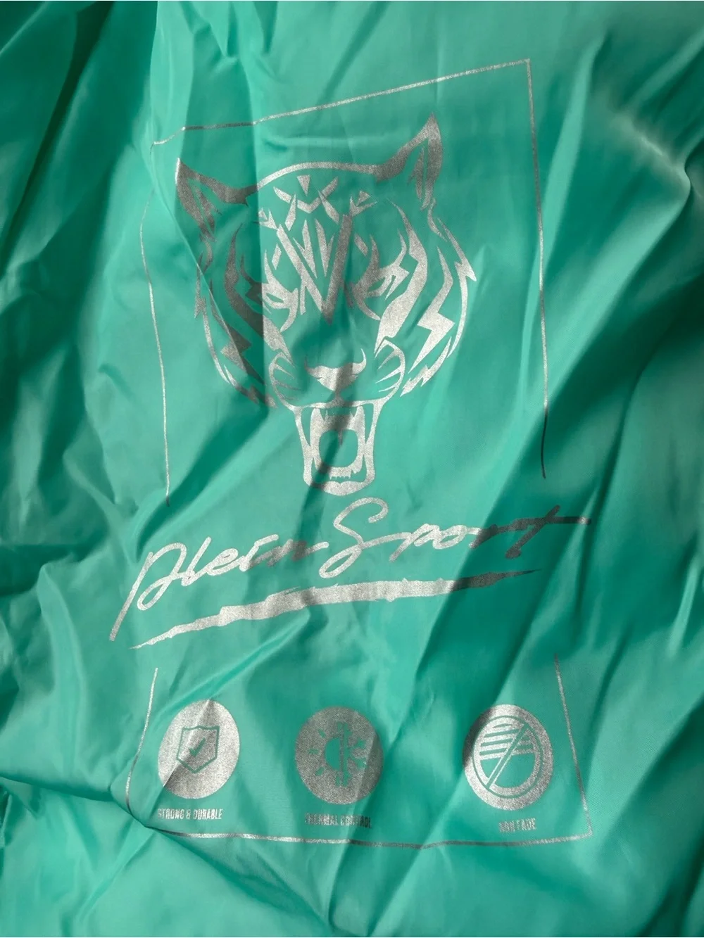 PLEIN SPORT | Phillipp Plein Teal Quilted Hooded Puffer